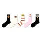 French Fries and Hamburger-5 Pack[7A Antibacterial, Boneless Socks]
