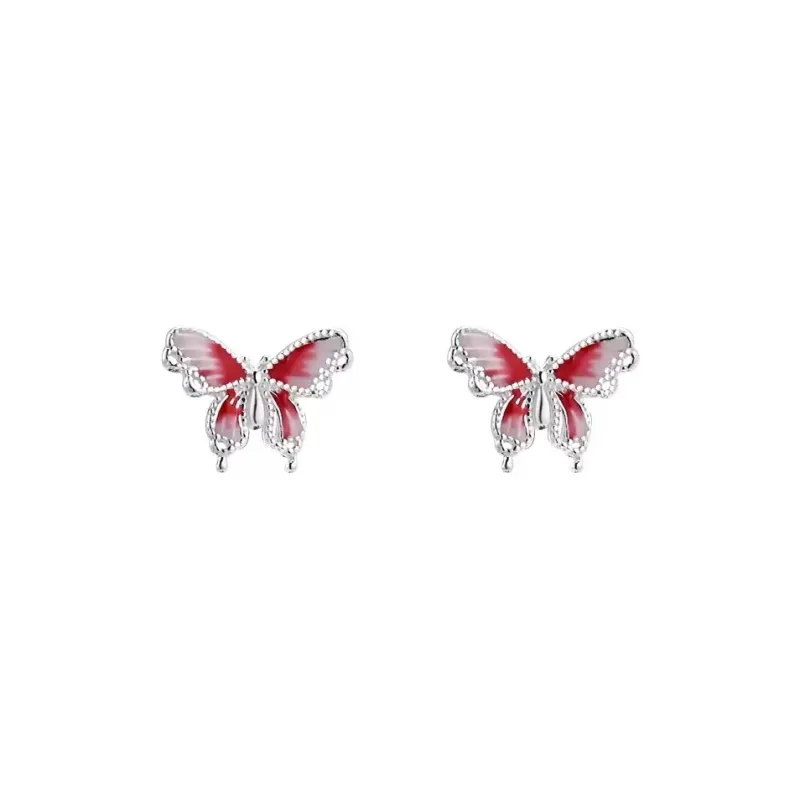 ZWU 999 Fine Silver Stud Earrings Women's-0