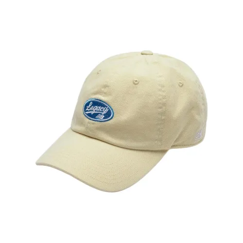 New Balance Cotton Baseball Caps Unisex Yellow