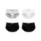 A Set-Gray+White+Black+Black (4 Pack)
