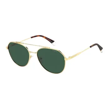 Polaroid Metal Plastic Aviator Sunglasses Men's Gold
