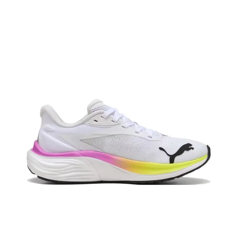 PUMA Electrify Nitro 4 Anti Slip Wear Resistant Low Top Running Shoes Women's White-1
