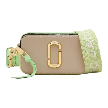 MARC JACOBS Leather Shoulder Bag Women's Khaki