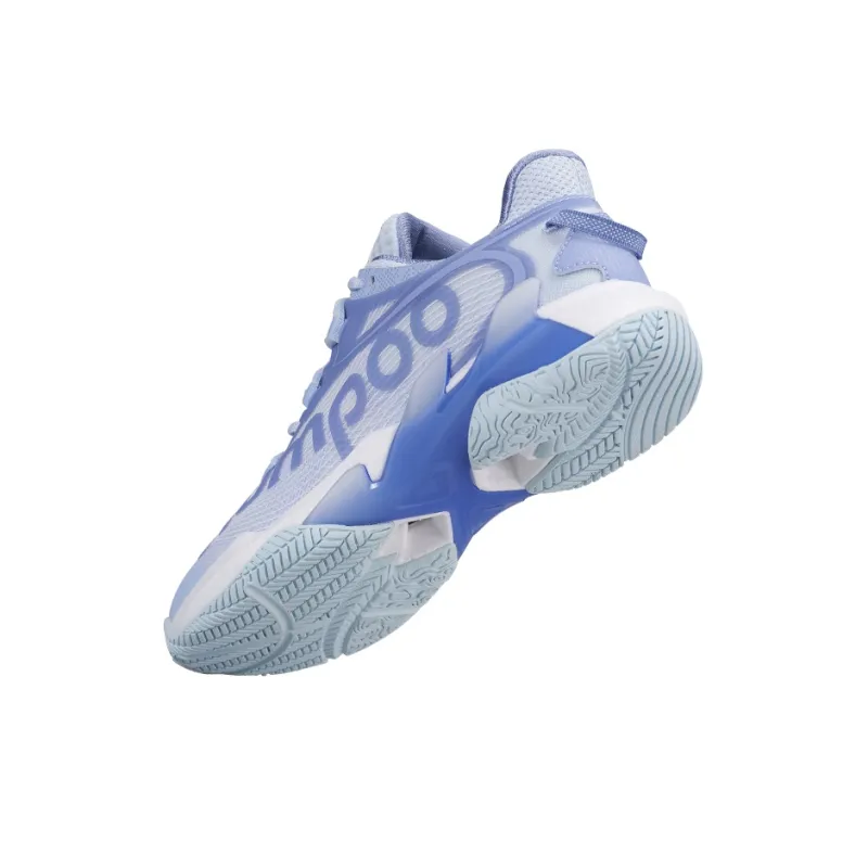 KUMPOO Cushioning Breathable Support Low-Top Badminton Shoes Unisex Blue-3
