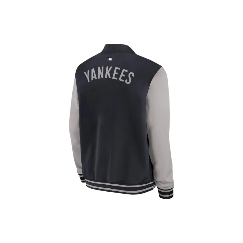 Nike New York Yankees Authentic Collection Dugout Men's Nike Mlb Full Zip Bomber Jacket-1