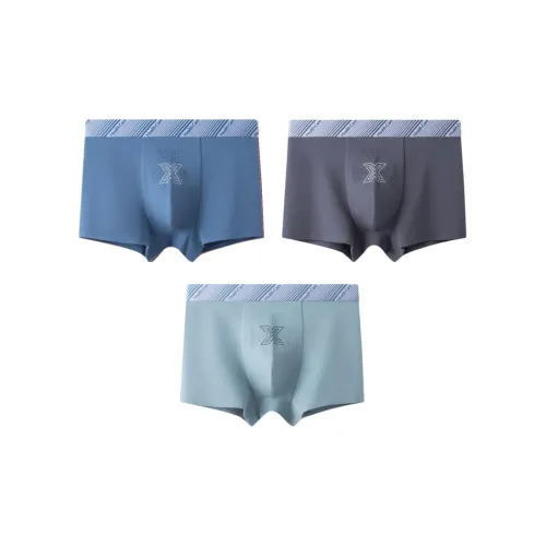 Qiao Ni Tong Underpants Men's 3 Pack