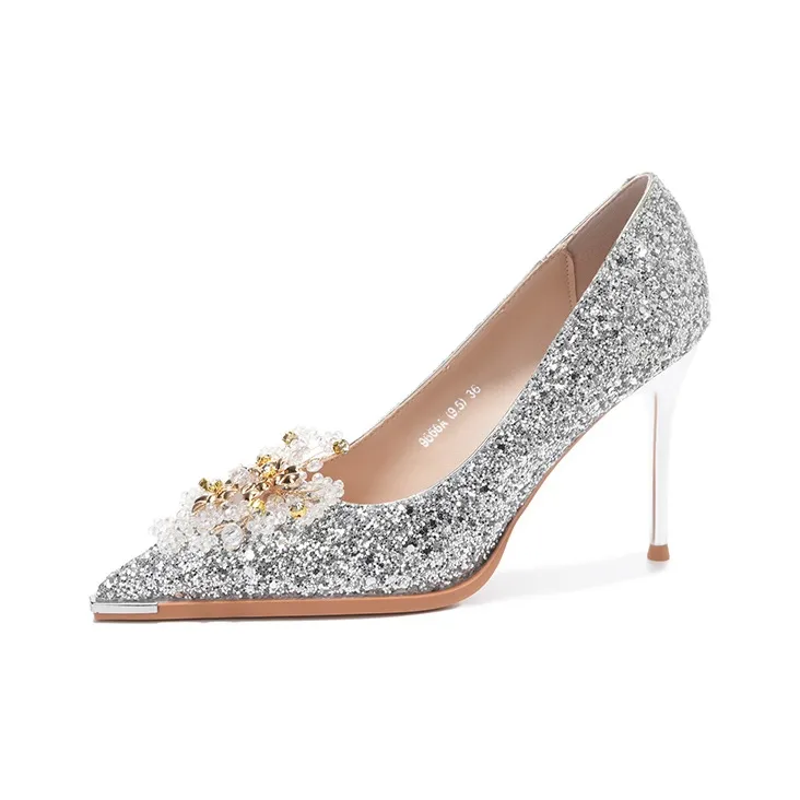 XIMO BULL Slim Heel High Heels Women's-27