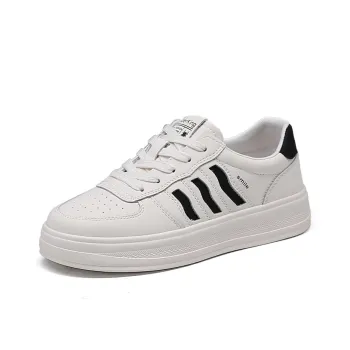 Spider King Skateboard Shoes Women's Beige Black