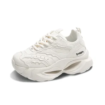 Budding Bear Anti Slip Wear Resistant Lightweight Coverage Low Top Chunky Sneakers Women's