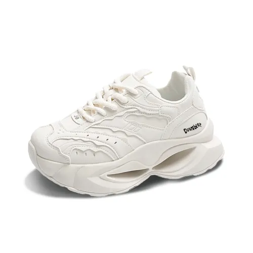Budding Bear Slip Resistant, Abrasion Resistant, Lightweight Coverage Low Top Chunky Sneakers Women's