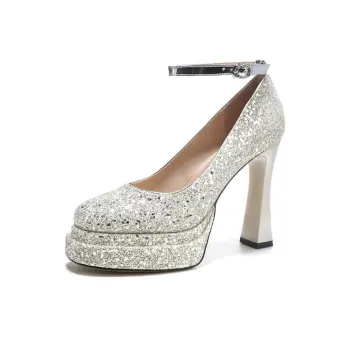 Than Than Me Chunky Heel High Heels Women's