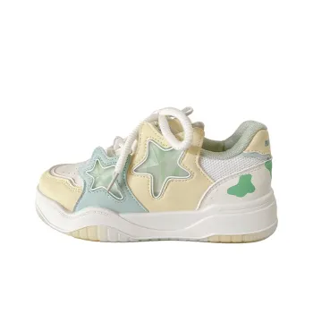 RUN MANNER Lightweight Height Increasing Slip Resistant Low Top Skateboard Shoes Women's