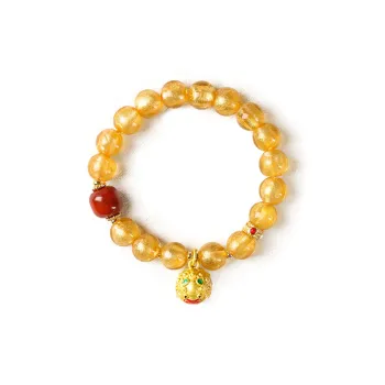 WJT Colored Glaze Jade Bracelets Unisex