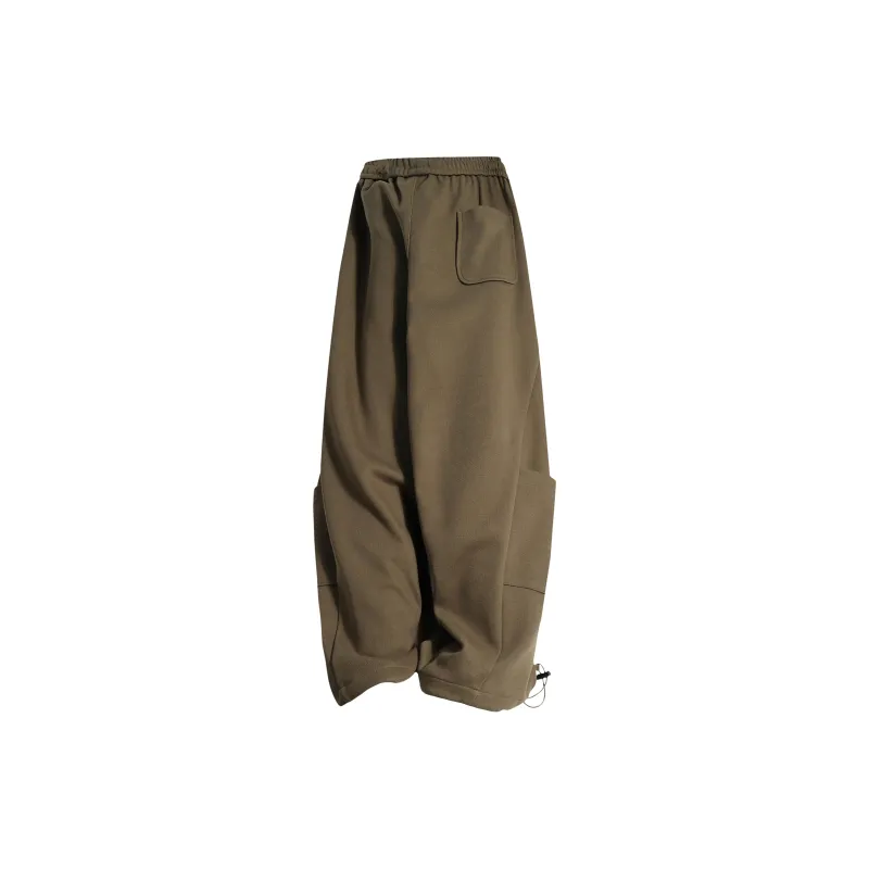 HOKLV Casual Pants Unisex White-1