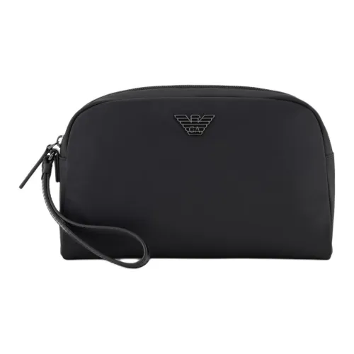 EMPORIO ARMANI Polyamide Storage Bag Unisex Black