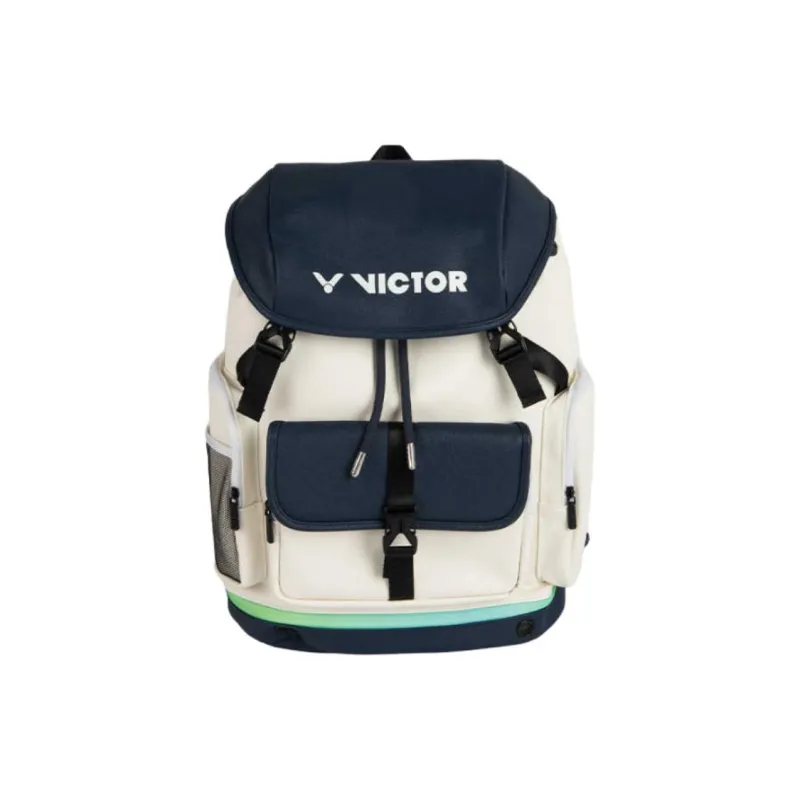 VICTOR Badminton Racket Bags Backpack White & Blue Women's-0