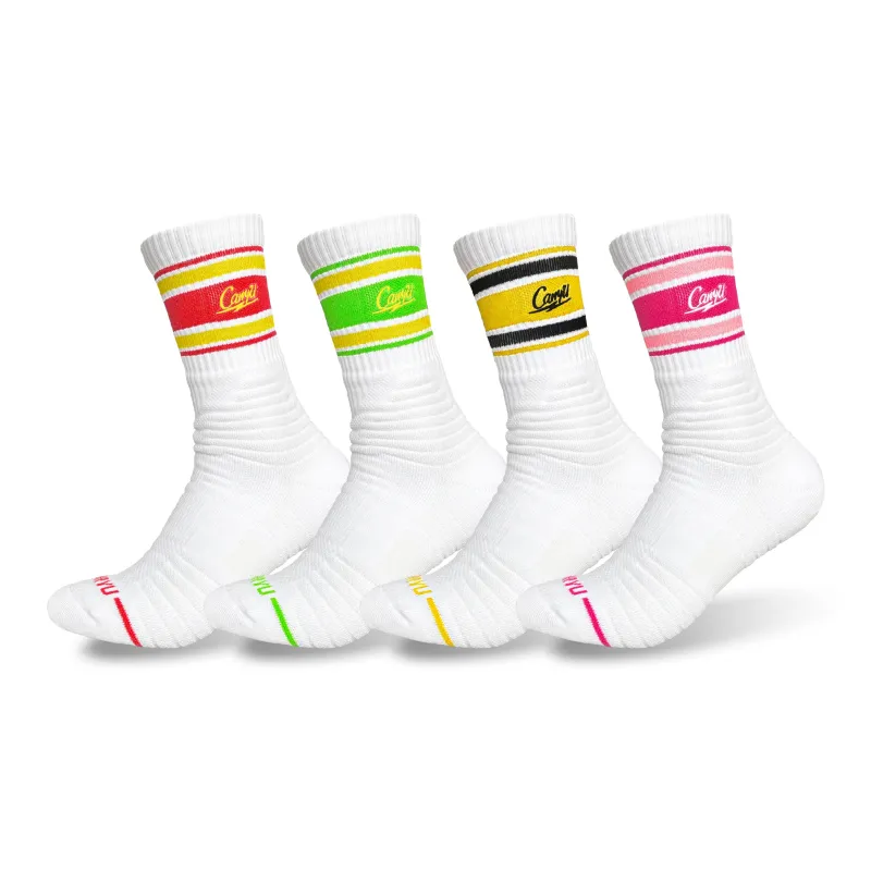CARRYYOU Basketball Socks Unisex 4 Pack-17