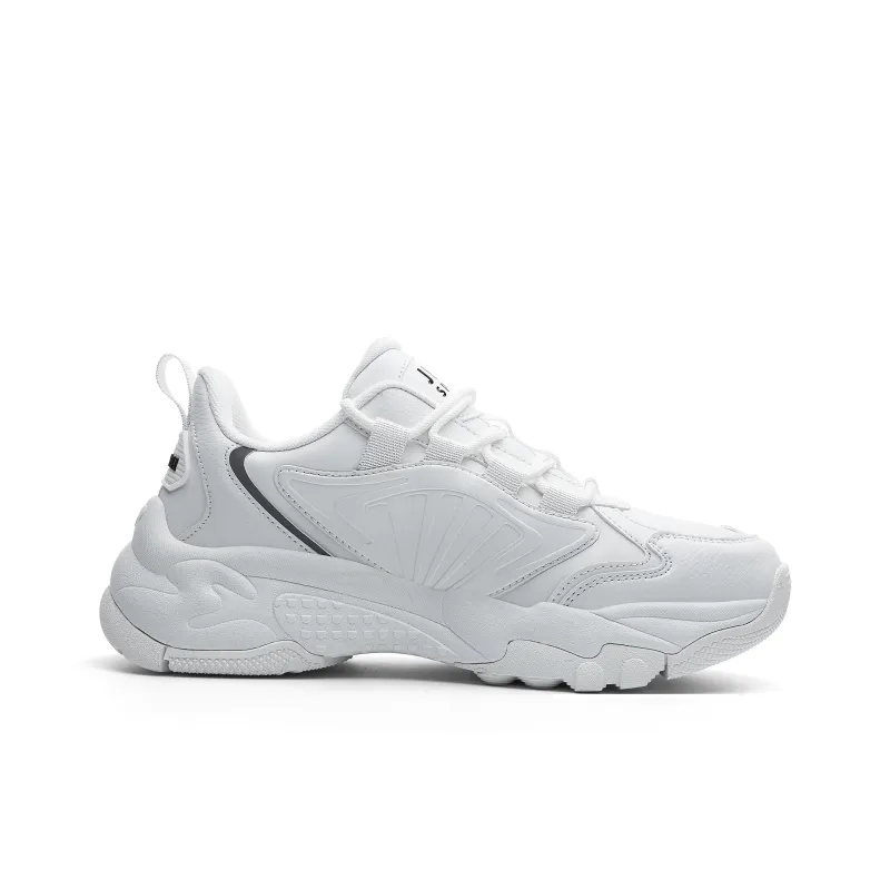 JEEP SPIRIT Slip Resistant, Abrasion Resistant, Waterproof, Height Increasing Low Top Chunky Sneakers Men's White-1