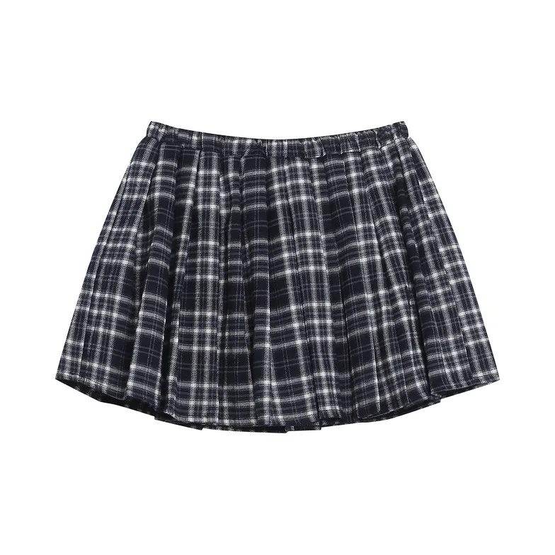 YUZHAOLIN Casual Short Skirts Women's Black-1