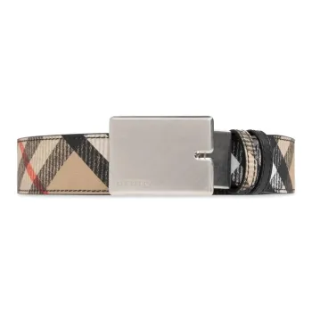 Burberry Checked Reversible B Cut Belt