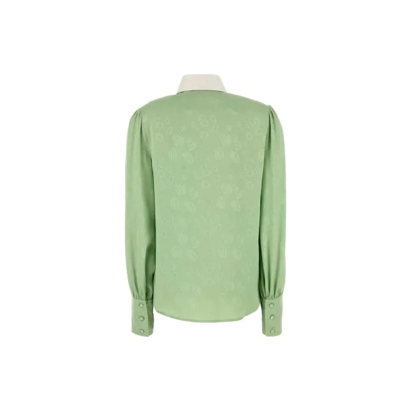 Valentino Floral Patterned Button Up Top-1