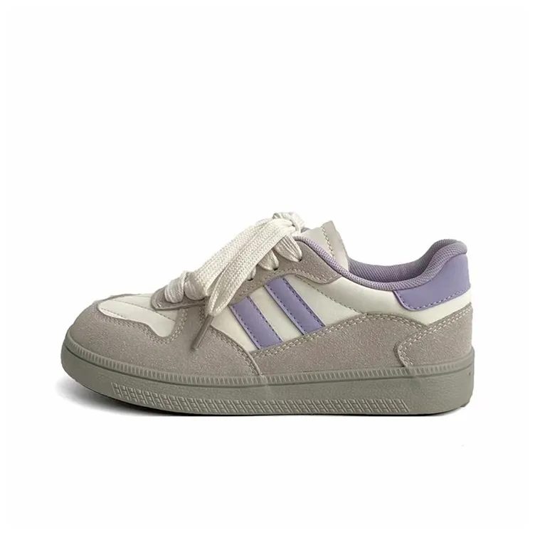 WJA Slip-Resistant Cushioning Impact Resistance Wear-Resistant Lightweight Low-Top Skateboard Shoes Women's-8