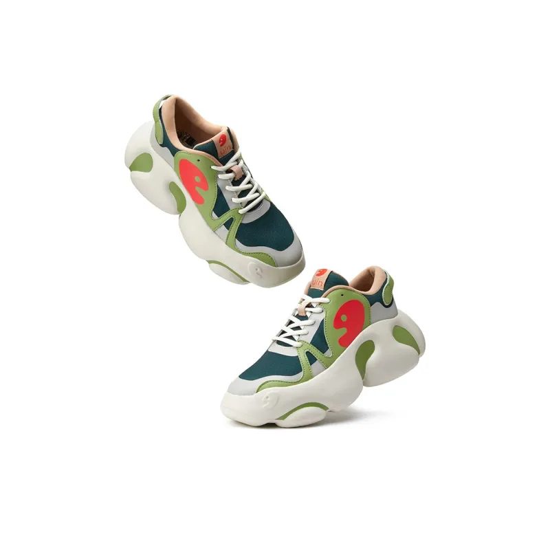 U.IN Zaluz Series Low-Top Chunky Sneakers Women's-10