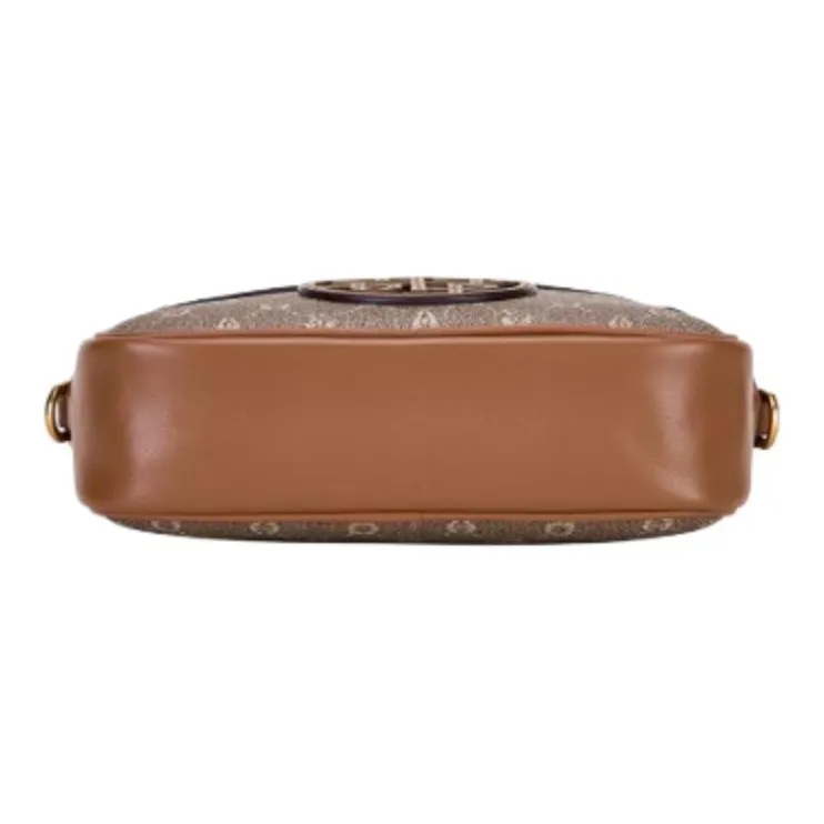 Hush Puppies Cow Leather Shoulder Bag Women's Khaki-4