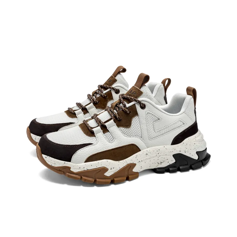 JEEP SPIRIT Chunky Sneakers Men Low Top Amber Brown-1