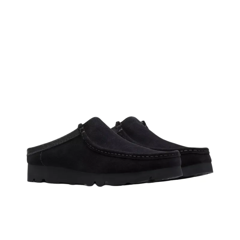 Clarks Abrasion Resistant Closed Toe Slippers Men's Black-2