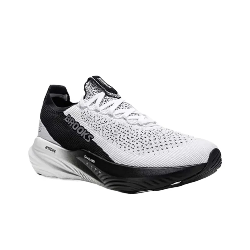 Brooks Cushioned Wear-Resistant Coverage Low-Top Running Shoes Unisex White-1