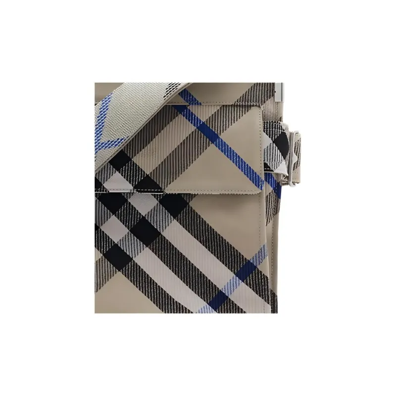Burberry Cotton Blend Jacquard Crossbody Bag, Shoulder Bag Men's Lichen-3