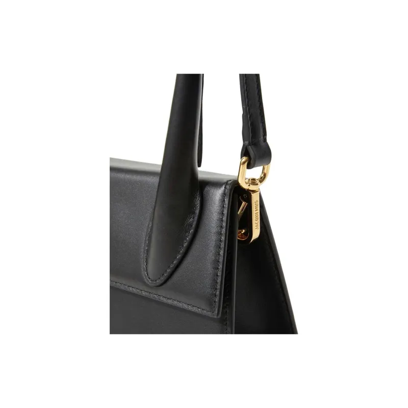 Jacquemus Le Chiquito Leather Shoulder Bag, Crossbody Bag, Handbag Women's Black-4