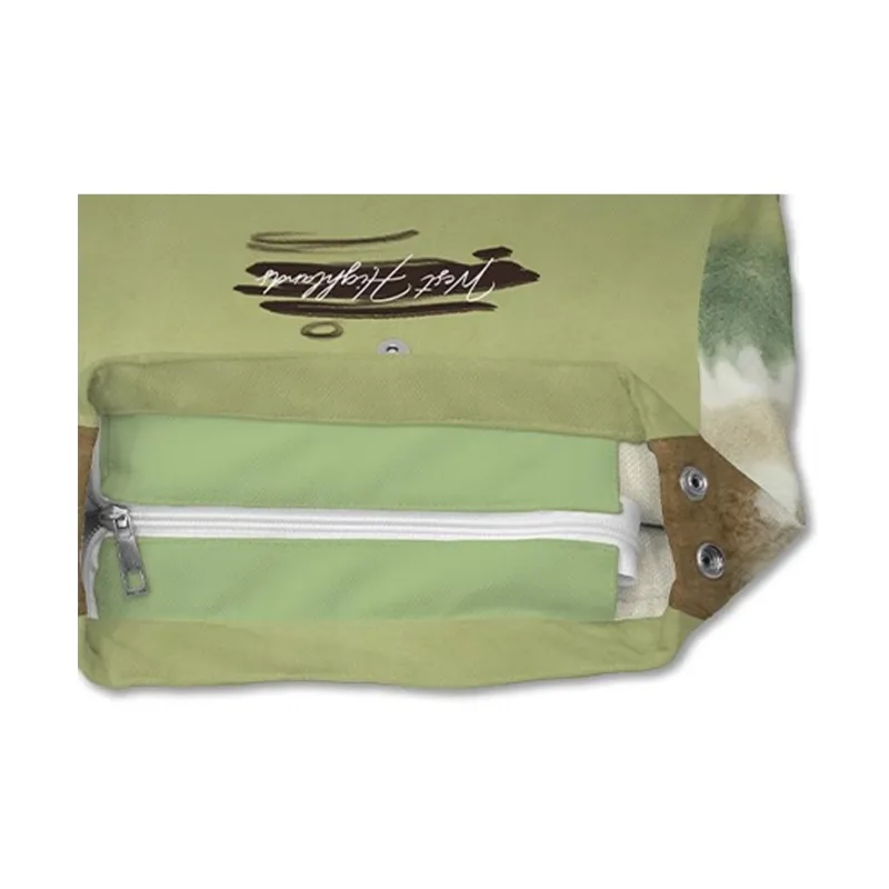 AOSONG Suede Technology Fabric Backpack Regular Women's Green/Brown/Black-3