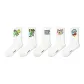 Men's Letter Cotton Socks D Set-5 Pack[Spring New Arrival/Sports Odor-Resistant]
