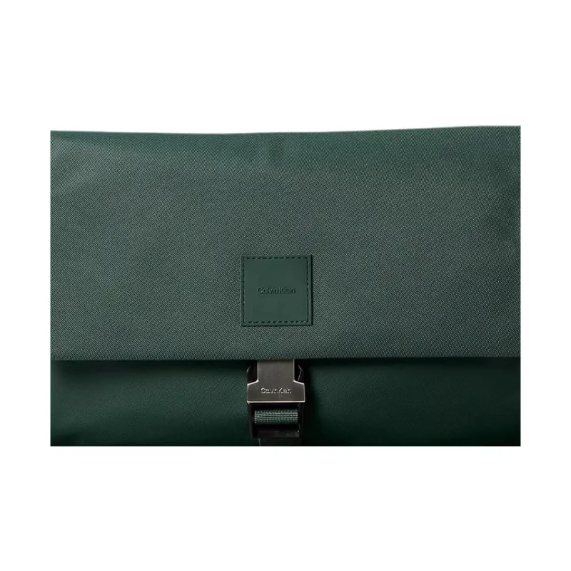 CALVIN KLEIN Recycled Fabric Shoulder Bag Crossbody Bag Men's Green Palm-4