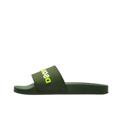 DSQUARED 2 Logo Embossed Slip On Slides