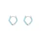 Blue Hoop Earrings 1 Pair Eh-3190.ebA