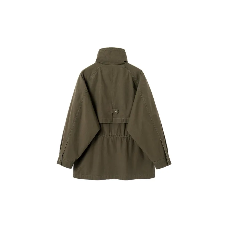 EKOOL Jackets Coats Women's Army Green-1