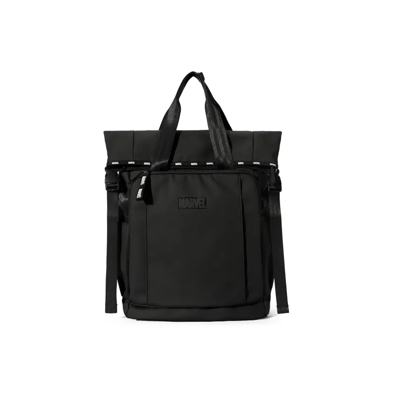 MESUCA MARVEL Collaboration MARVEL Fabric Backpack Unisex Black-0