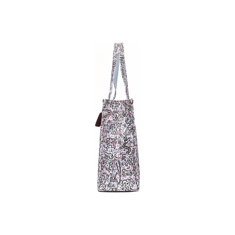 Keith Haring X COACH Recycled Tote Shoulder Bags-2