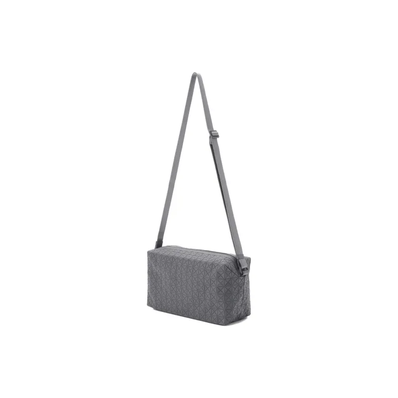 ISSEY MIYAKE Kuro Cotton Saddle Bag Crossbody Shoulder Bag Unisex Gray-1