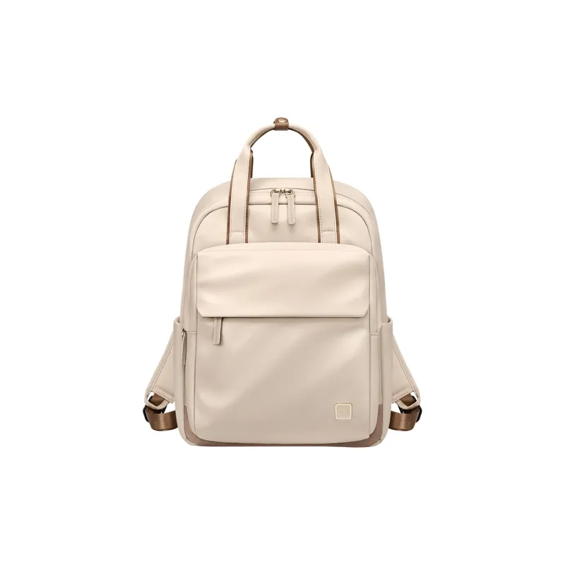 POLO Fabric Backpack Regular Women's Milk Tea Apricot/Classic Black-0