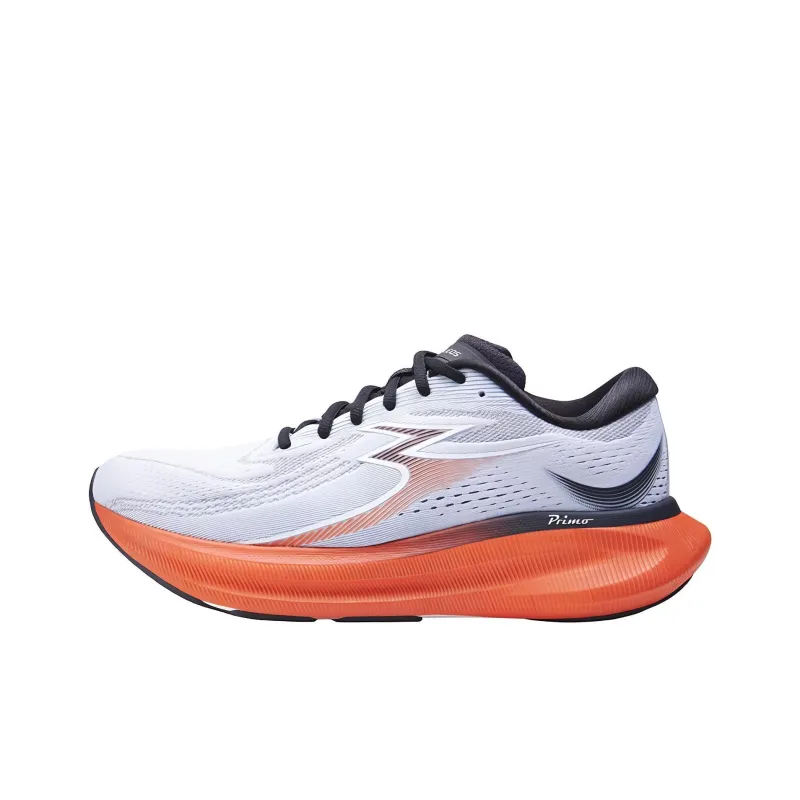 361° Anti-Slip Wear-Resistant Low-Top Sprint Running Shoes Unisex Gray Orange-0