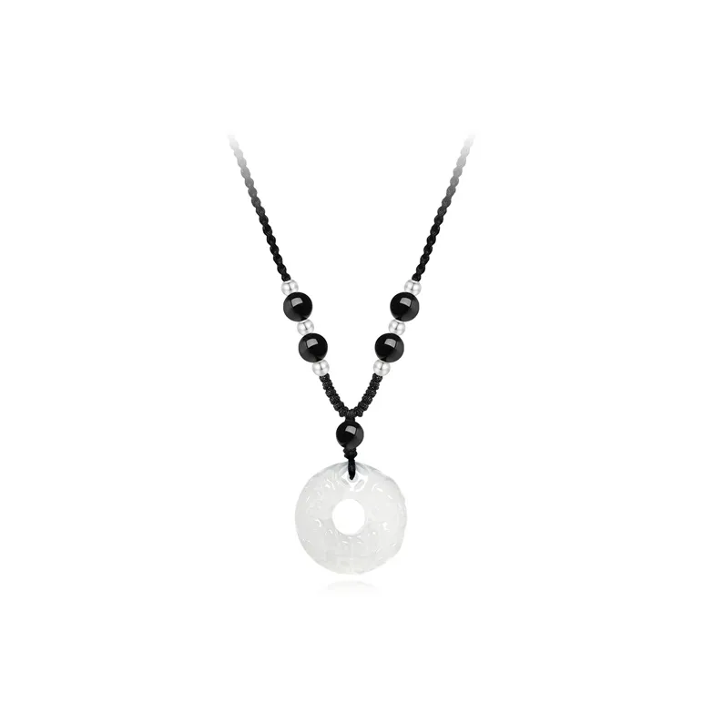 Ancient Jewelry Chalcedony Necklaces Unisex-0