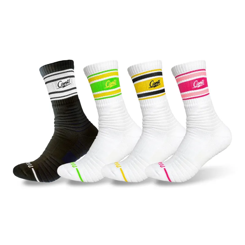 CARRYYOU Basketball Socks Unisex 4 Pack-13