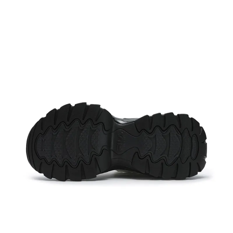 FILA SOFIA 4 Abrasion-Resistant Low-Top Chunky Sneakers Women's White Black-4