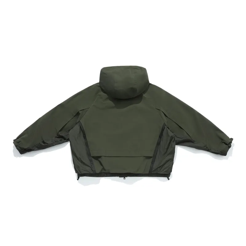 YIMAI Trench Coat Men's Army Green-1