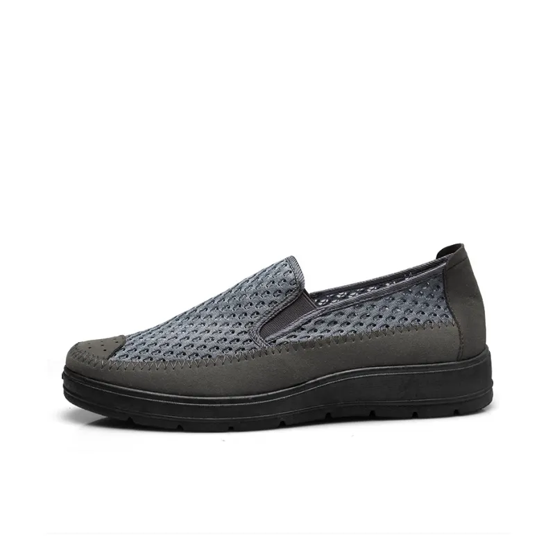 Strongman Casual Shoes Men Low Top Black/Gray-6