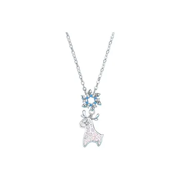 GOOUI S925 Silver Necklaces Women's